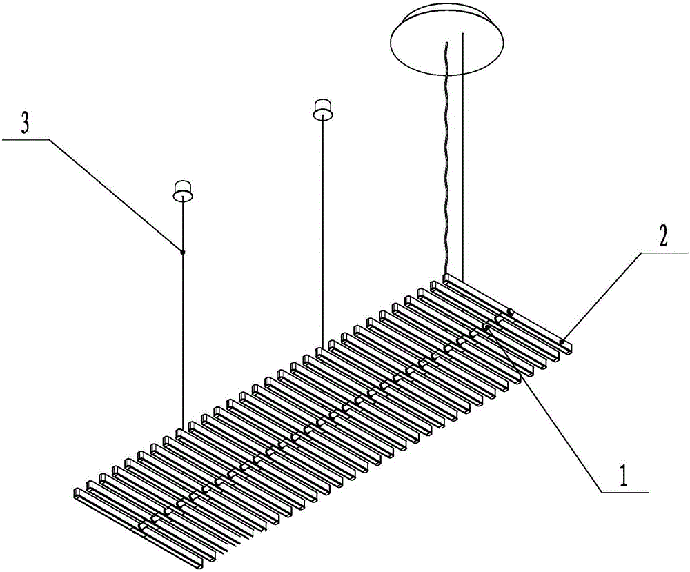 一種多變造型吊燈的制作方法附圖