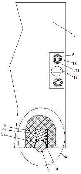 間連式滾動支撐門的制作方法附圖